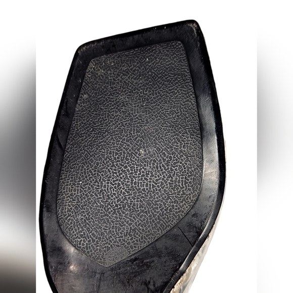 ZARA Animal Print Wedge Sandals Size 8.5 | Snakeskin Platform Heels  Neutral Tan - Picture 14 of 14